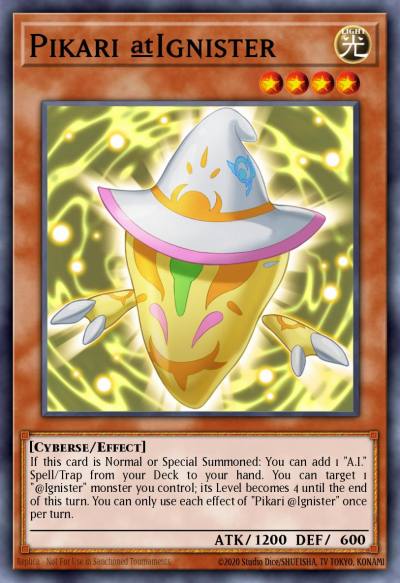 Pikari @Ignister Ultra Rare MP21-EN001 2021 Tin of Ancient Battles Yugioh card