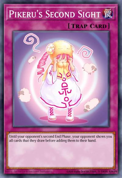 Pikerus Second Sight Common DR3-EN230 Dark Revelation Volume 3 Yugioh card