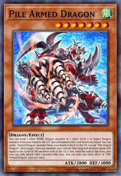 Pile Armed Dragon Ultra Rare MP25-EN289 2025 Mega-Pack Tin Yugioh card