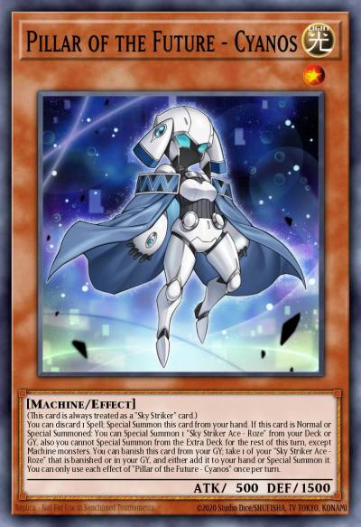 Pillar of the Future - Cyanos Ultra Rare BLTR-EN043 Battles of Legend Terminal Revenge Yugioh card