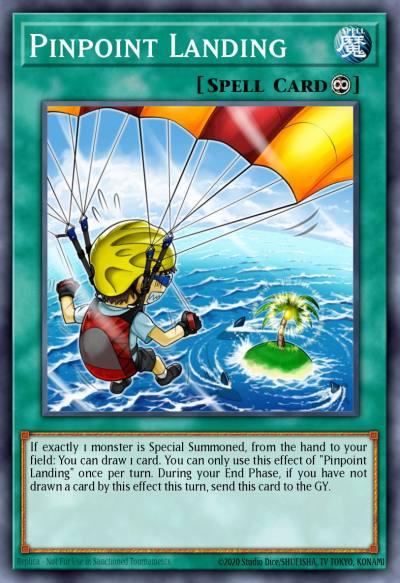 Pinpoint Landing Secret Rare CYHO-EN081 Cybernetic Horizon Yugioh card