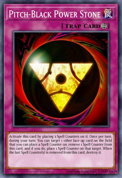 Pitch-Black Power Stone Common DR1-EN150 Dark Revelation Volume 1 Yugioh card