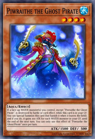 Piwraithe the Ghost Pirate Common ETCO-EN000 Eternity Code Yugioh card