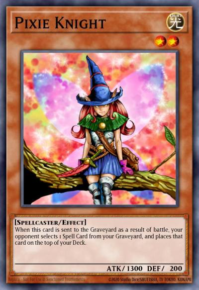 Pixie Knight Common DR1-EN125 Dark Revelation Volume 1 Yugioh card