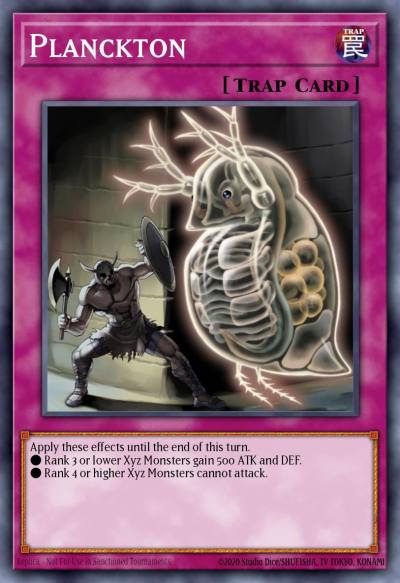 Planckton Super Rare WSUP-EN039 World Superstars Yugioh card