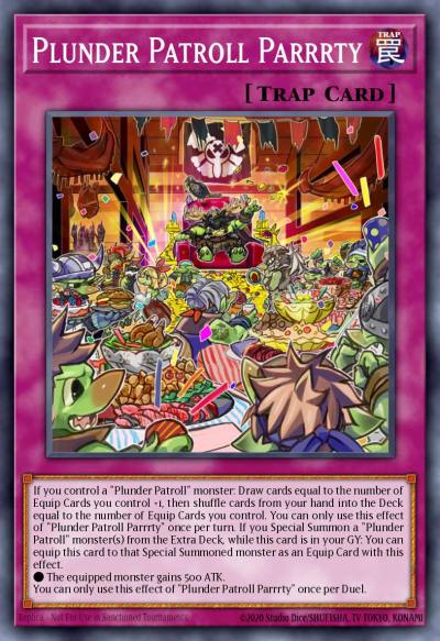 Plunder Patroll Parrrty Super Rare ETCO-EN091 Eternity Code Yugioh card