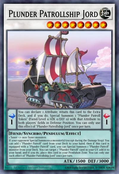 Plunder Patrollship Jord Super Rare PHHY-EN041 Photon Hypernova Yugioh card