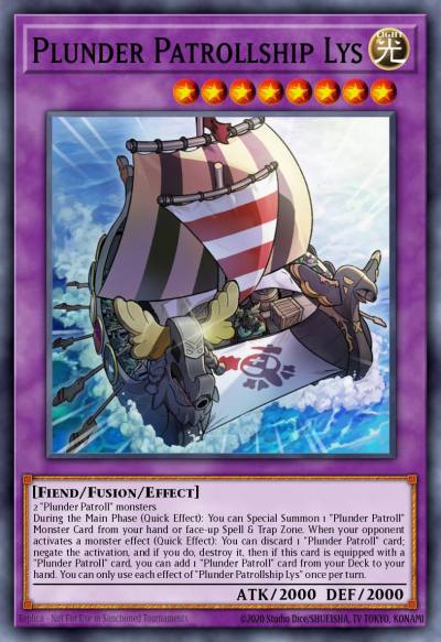 Plunder Patrollship Lys Secret Rare ETCO-EN087 Eternity Code Yugioh card