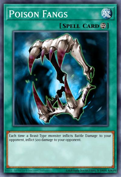 Poison Fangs Common DR3-EN158 Dark Revelation Volume 3 Yugioh card