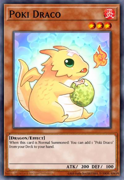 Poki Draco Common GENF-EN031 Generation Force Yugioh card
