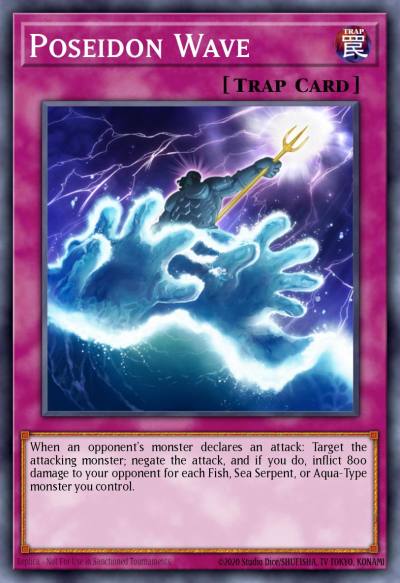 Poseidon Wave Common BP03-EN223 Battle Pack 3 Monster League Yugioh card