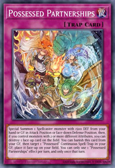 Possessed Partnerships Super Rare SDCH-EN028 Structure Deck Spirit Charmers Yugioh card