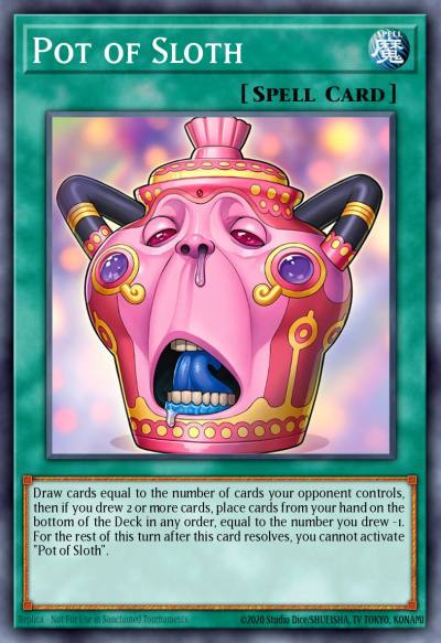 Pot of Sloth Ultra Rare WI26-EN034 Winner's Pack 2026-2027 Yugioh card