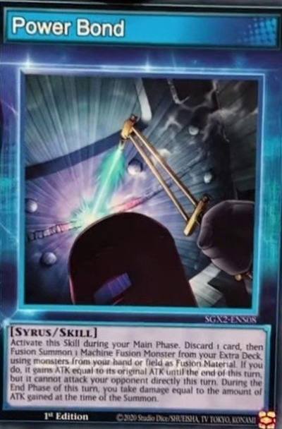 Power Bond (Skill Card) Common SGX2-ENS08 Speed Duel GX Midterm Paradox Yugioh card
