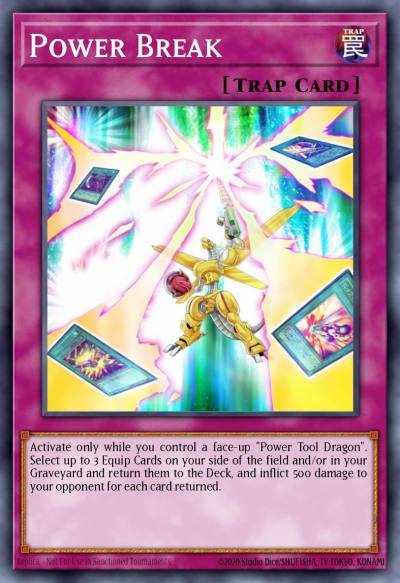 Power Break Common TSHD-EN076 The Shining Darkness Yugioh card