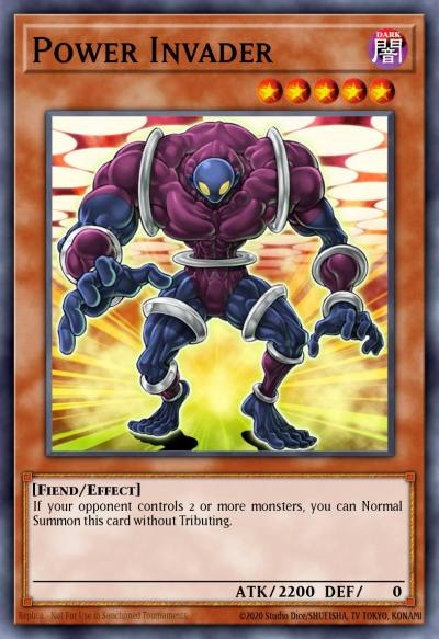 Power Invader Common ABPF-EN009 Absolute Powerforce Yugioh card