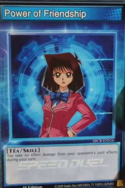 Power of Friendship Common SBCB-ENS16 Speed Duel Battle City Box Yugioh card
