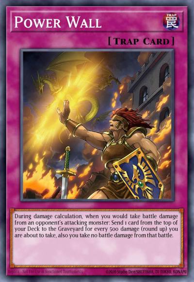 Power Wall Ultra Rare DUSA-EN033 Duelist Saga Yugioh card