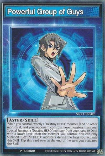 Powerful Group of Guys Common SGX1-ENS02 Speed Duel GX Duel Academy Box Yugioh card