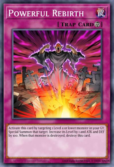 Powerful Rebirth Super Rare CROS-EN093 Crossed Souls Yugioh card