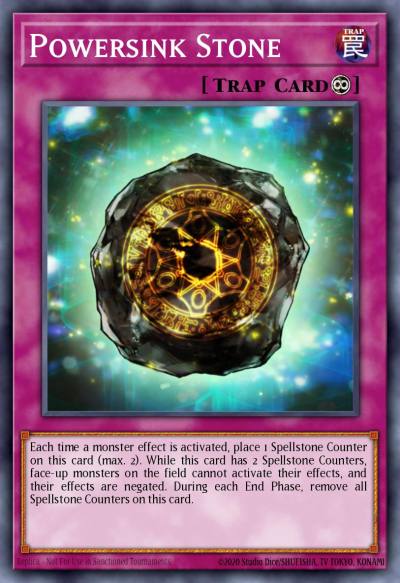 Powersink Stone Common OP27-EN025 OTS Tournament Pack 27 Yugioh card