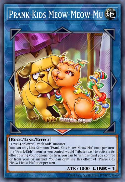 Prank-Kids Meow-Meow-Mu Rare MGED-EN116 Maximum Gold El Dorado Yugioh card