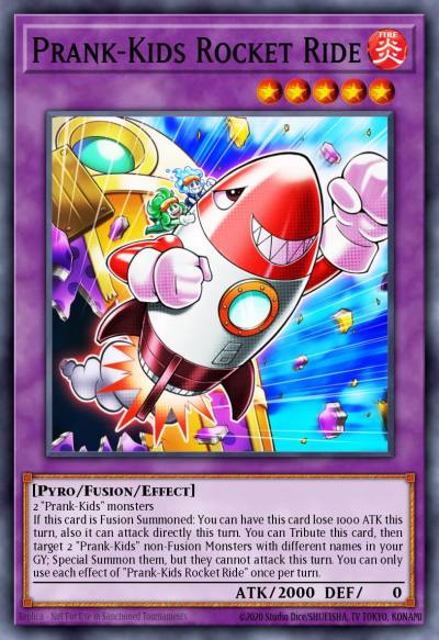 Prank-Kids Rocket Ride Super Rare HISU-EN017 Hidden Summoners Yugioh card