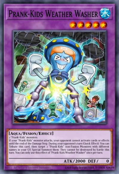 Prank-Kids Weather Washer Super Rare HISU-EN018 Hidden Summoners Yugioh card