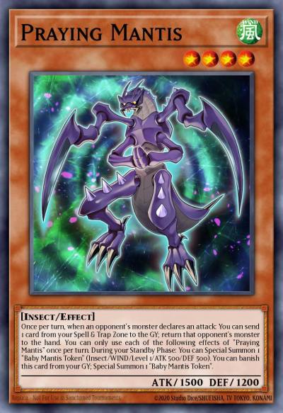 Praying Mantis Ultra Rare BLMR-EN033 Battles of Legend Monstrous Revenge Yugioh card