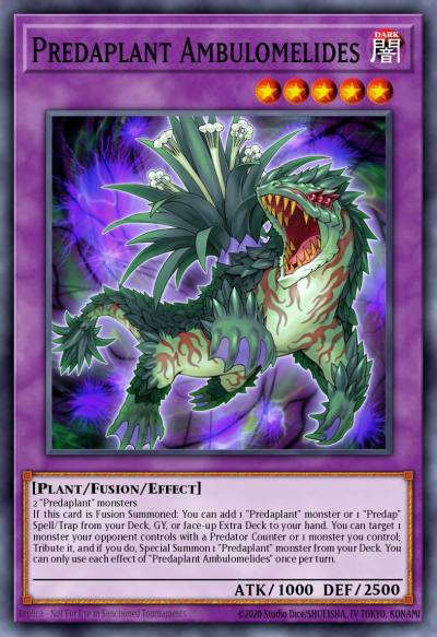 Predaplant Ambulomelides Common DIFO-EN037 Dimension Force Yugioh card