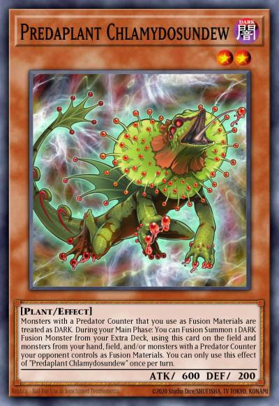Predaplant Chlamydosundew Secret Rare FUEN-EN005 Fusion Enforcers Yugioh card