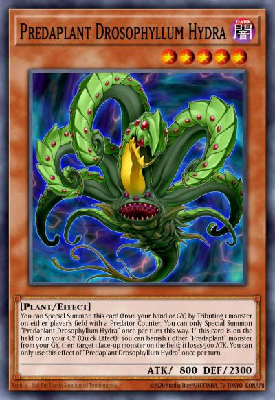 Predaplant Drosophyllum Hydra Secret Rare FUEN-EN002 Fusion Enforcers Yugioh card