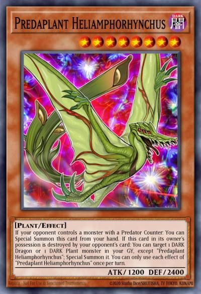 Predaplant Heliamphorhynchus Super Rare LED5-EN046 Legendary Duelists Immortal Destiny Yugioh card