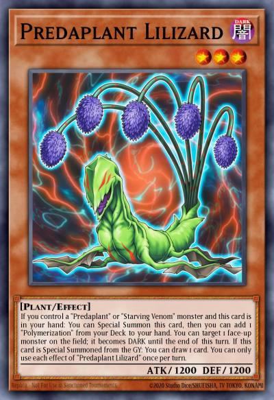 Predaplant Lilizard Common BLZD-EN008 Blazing Dominion Yugioh card