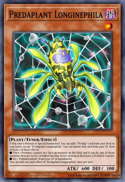 Predaplant Longinephila Common BLZD-EN009 Blazing Dominion Yugioh card