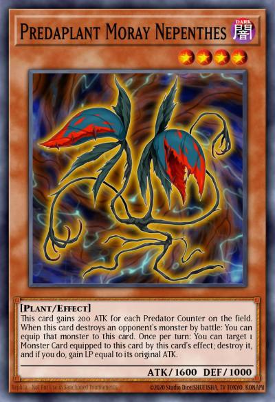 Predaplant Moray Nepenthes Common MP17-EN132 2017 Mega-Tin Mega Pack Yugioh card