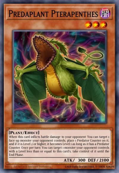 Predaplant Pterapenthes Super Rare FUEN-EN003 Fusion Enforcers Yugioh card