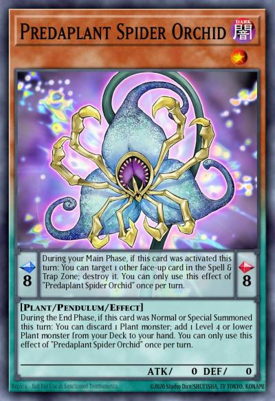 Predaplant Spider Orchid Ultra Rare DUPO-EN035 Duel Power Yugioh card