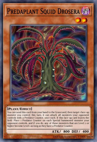 Predaplant Squid Drosera Common MP17-EN133 2017 Mega-Tin Mega Pack Yugioh card