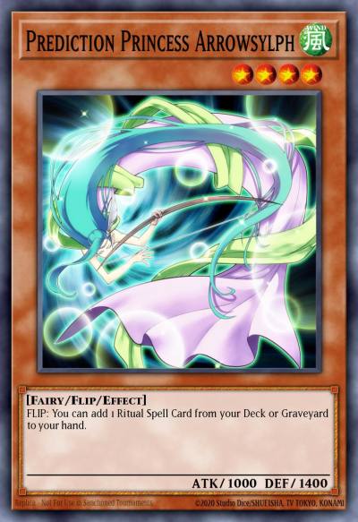 Prediction Princess Arrowsylph Super Rare DRL2-EN033 Dragons of Legend 2 Yugioh card