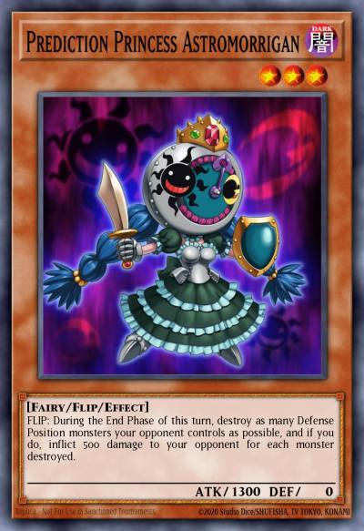 Prediction Princess Astromorrigan Super Rare DRL2-EN032 Dragons of Legend 2 Yugioh card