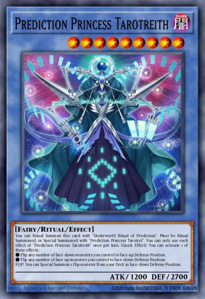 Prediction Princess Tarotreith Super Rare DABL-EN038 Darkwing Blast Yugioh card