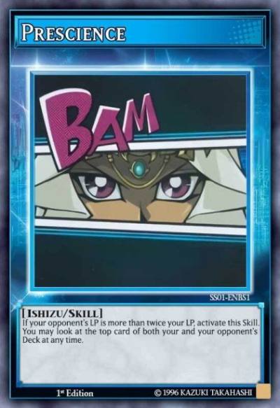 Prescience Common SS01-ENBS1 Speed Duel Starter Decks Destiny Masters Yugioh card