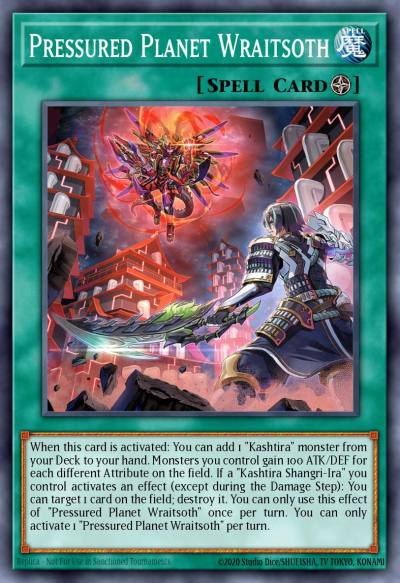 Pressured Planet Wraitsoth Collector's Rare RA02-EN073 25th Anniversary Rarity Collection II Yugioh card