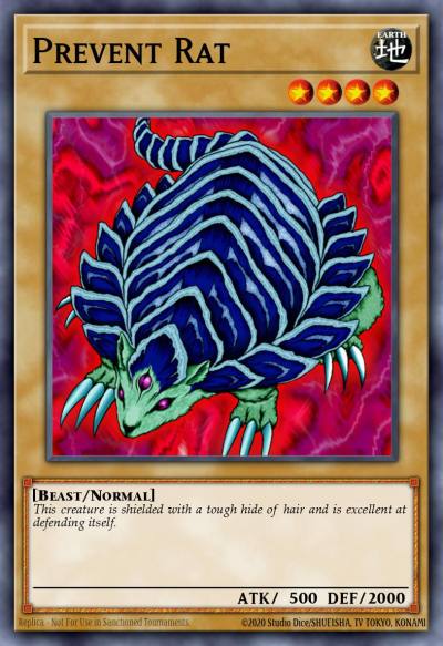 Prevent Rat Common MRD-084 Metal Raiders Yugioh card