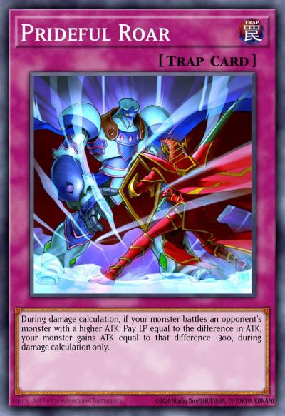 Prideful Roar Common BP02-EN199 Battle Pack 2 War of the Giants Yugioh card