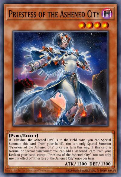 Priestess of the Ashened City Common MP25-EN335 2025 Mega-Pack Tin Yugioh card