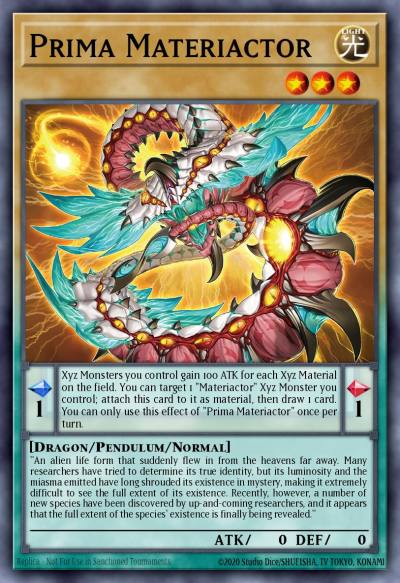 Prima Materiactor Common ALIN-EN021 Alliance Insight Yugioh card