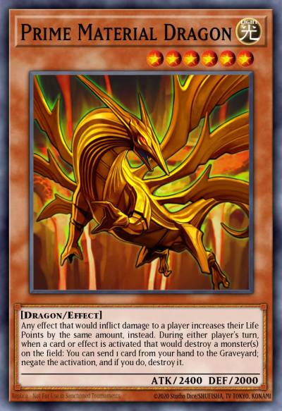 Prime Material Dragon Common SDDC-EN011 Dragons Collide Structure Deck Yugioh card