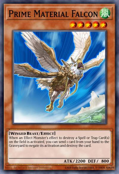 Prime Material Falcon Secret Rare CRMS-EN082 Crimson Crisis Yugioh card